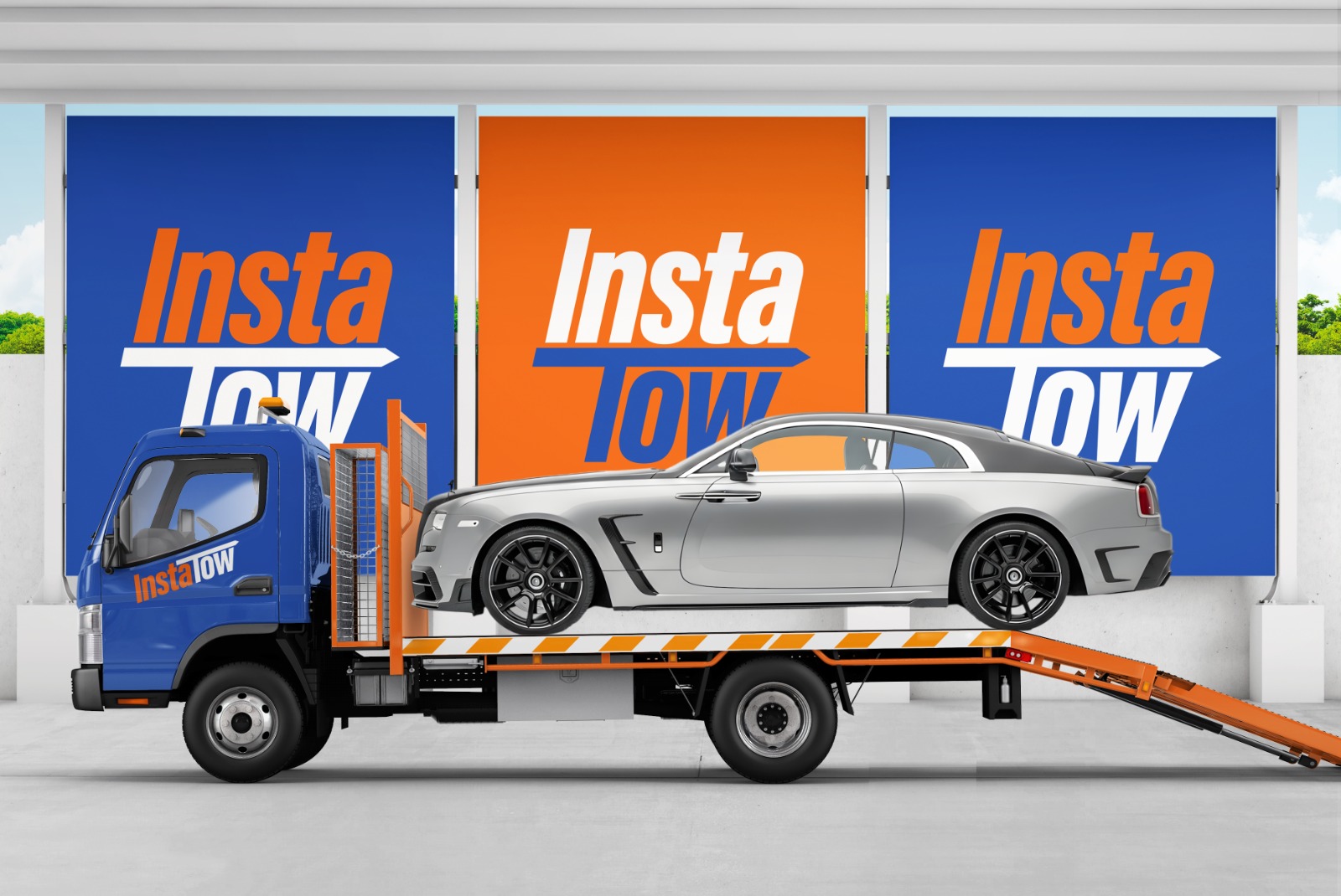 InstaTow vehicle transport